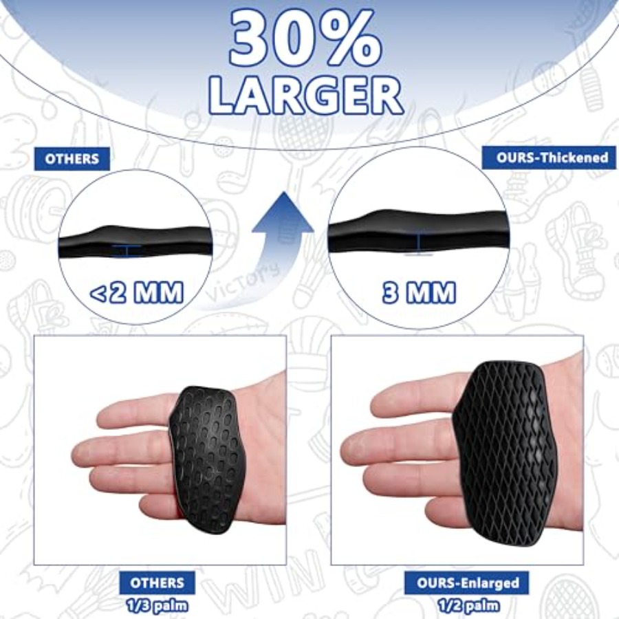 Large Silicone Workout Grips K - Workout Glove Gym recension och pris
