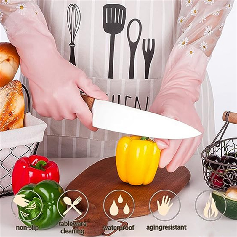Dishwashing Cleaning Gloves 3  - Rubber Glove Cleaning recension och pris