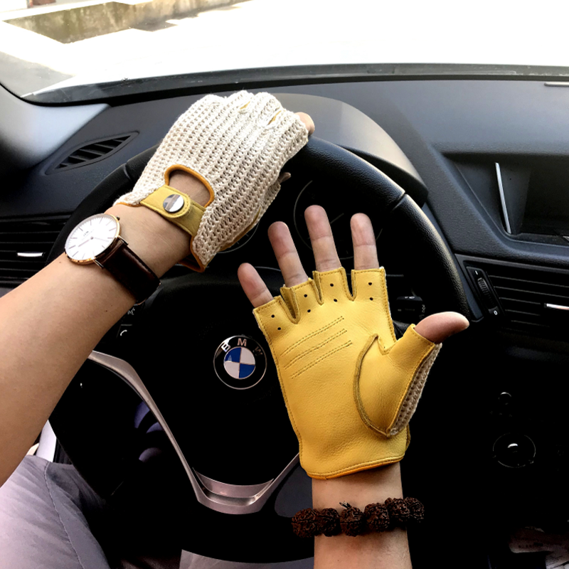 2025 New Men genuine leather g - Leather Driving Glove recension och pris