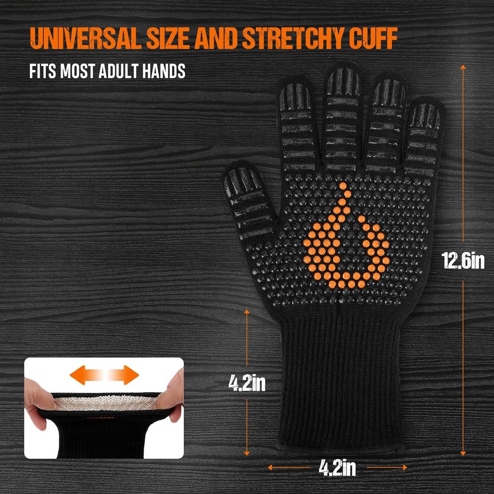 Heat Resistant Grill Gloves fo - Heat Resistant Glove recension och pris