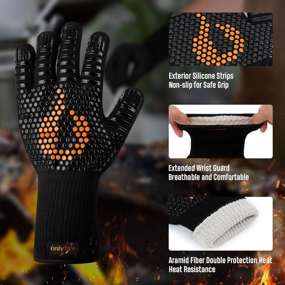 Heat Resistant Grill Gloves fo - Heat Resistant Glove recension och pris