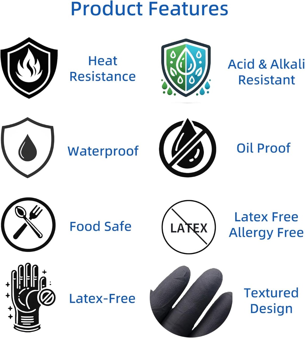 Heat Resistant BBQ Gloves: 4 R - Heat Resistant Glove recension och pris