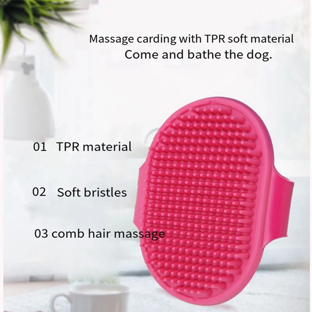 Pet Cleaning Brush Dog Cats Ba - Rubber Glove Cleaning recension och pris
