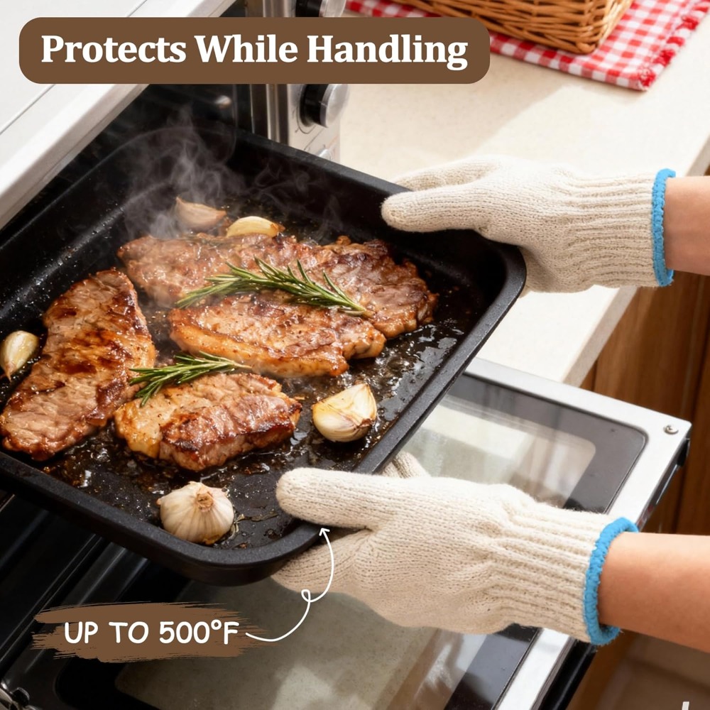 Heat Resistant Gloves - 932°F  - Heat Resistant Glove recension och pris