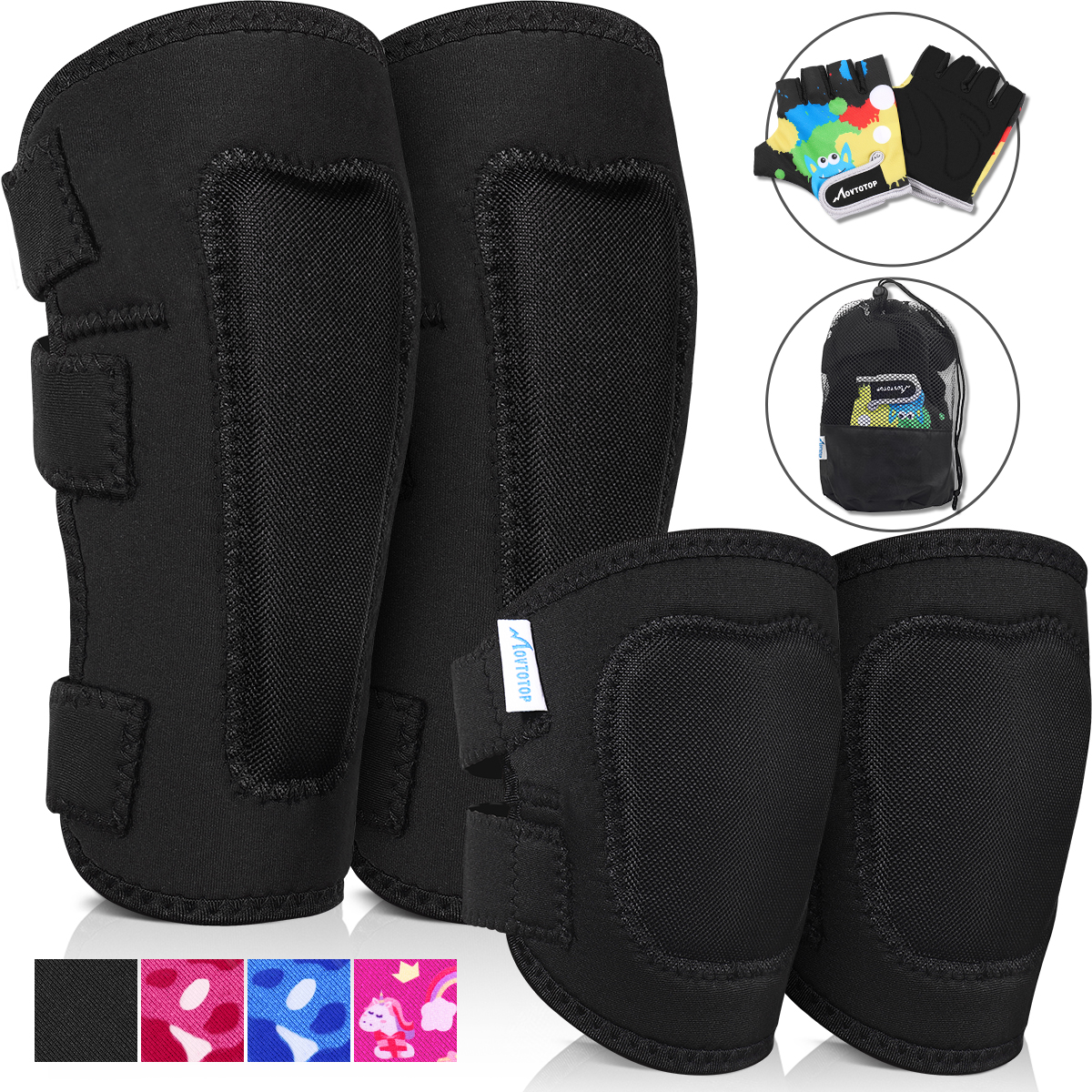 MOVTOTOP Protective Gear Set K - Cycling Glove Padded recension och pris