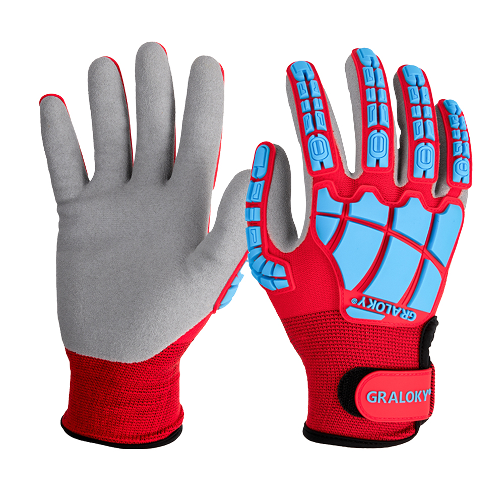 Anti-Impact Anti-Slip Nitrile  - Work Glove Impact recension och pris