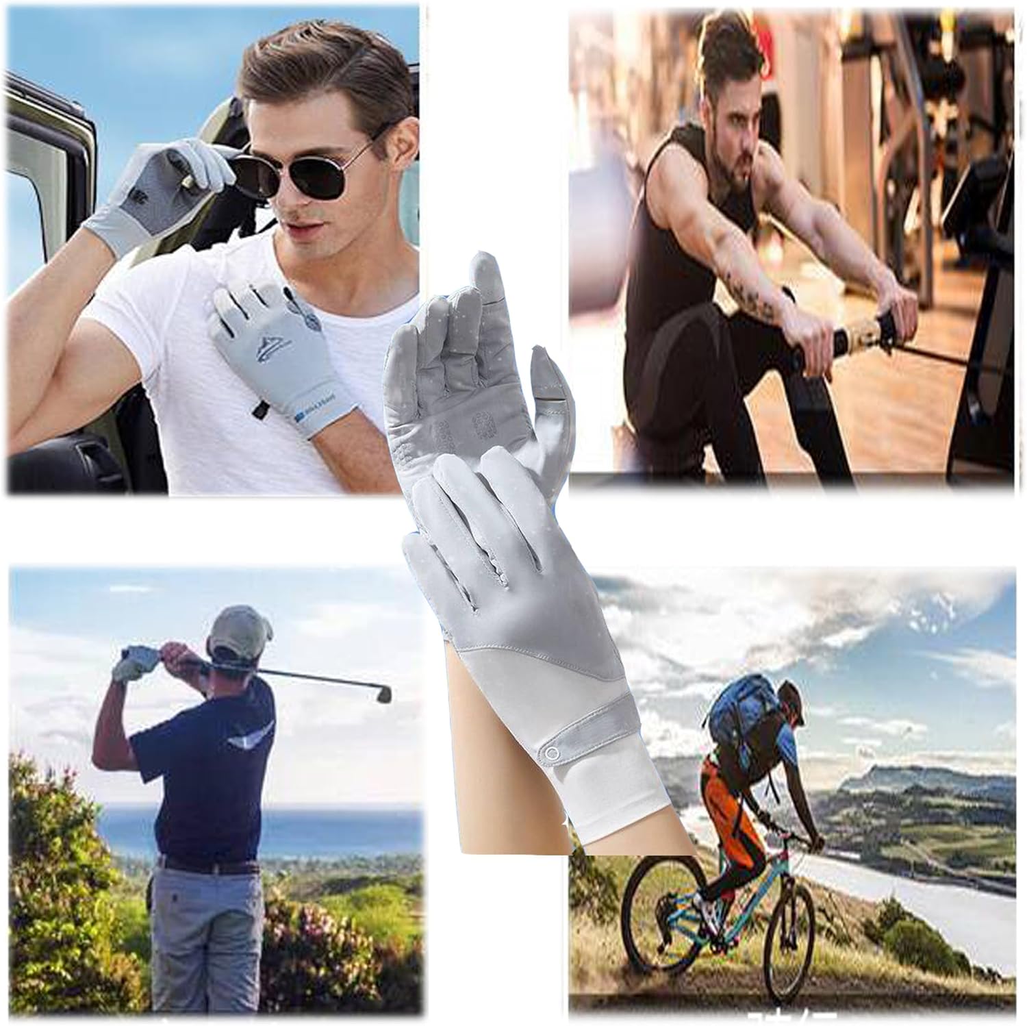 Full Finger Summer Bike Cyclin - Cycling Glove Padded recension och pris