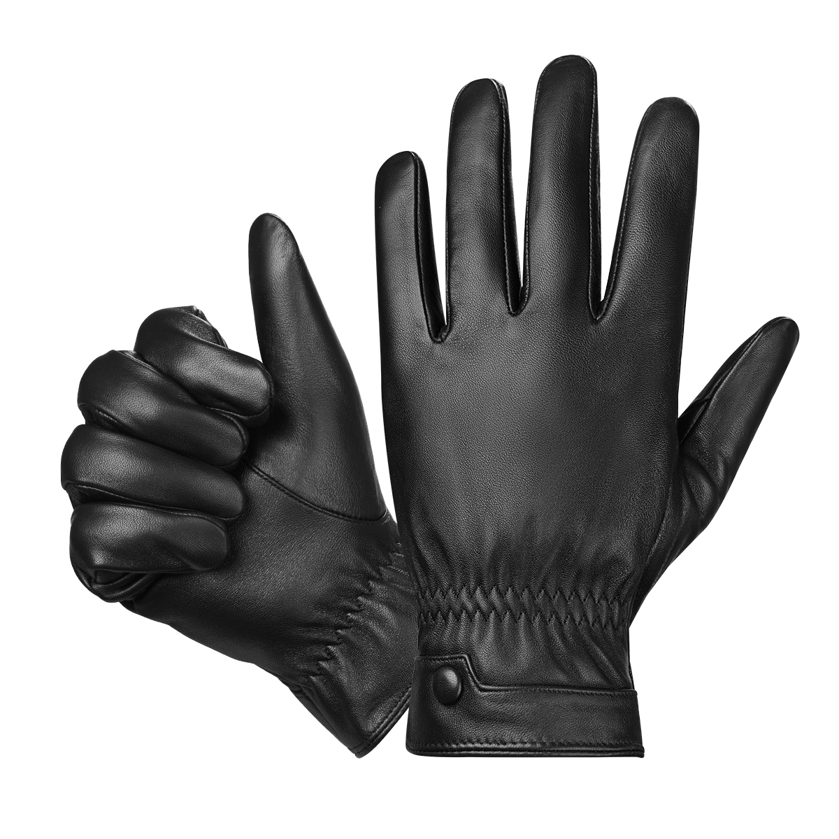 BISON DENIM Genuine Sheepskin  - Leather Driving Glove recension och pris