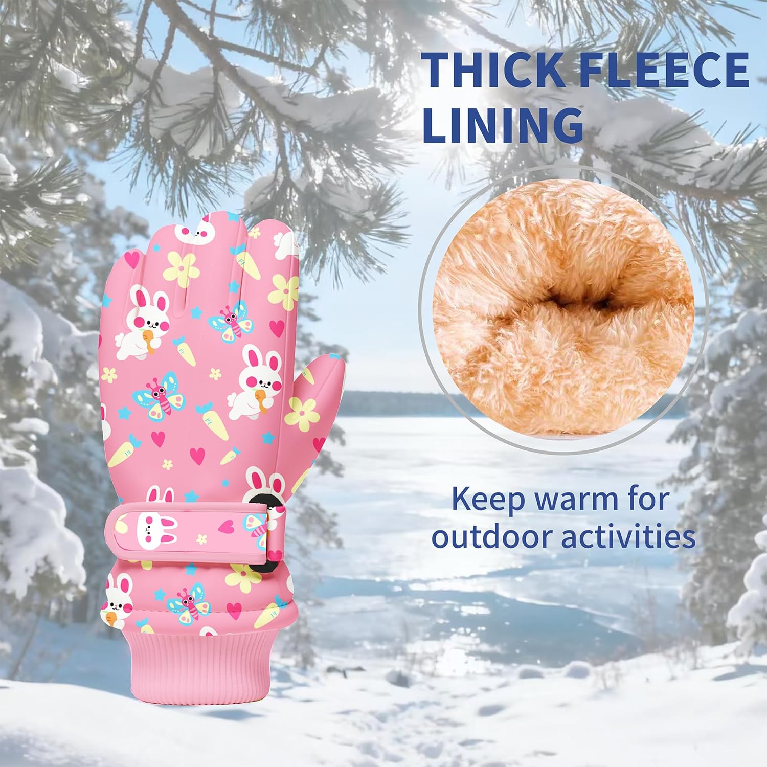 Kids Winter Snow Gloves, Water - Winter Glove Insulated recension och pris