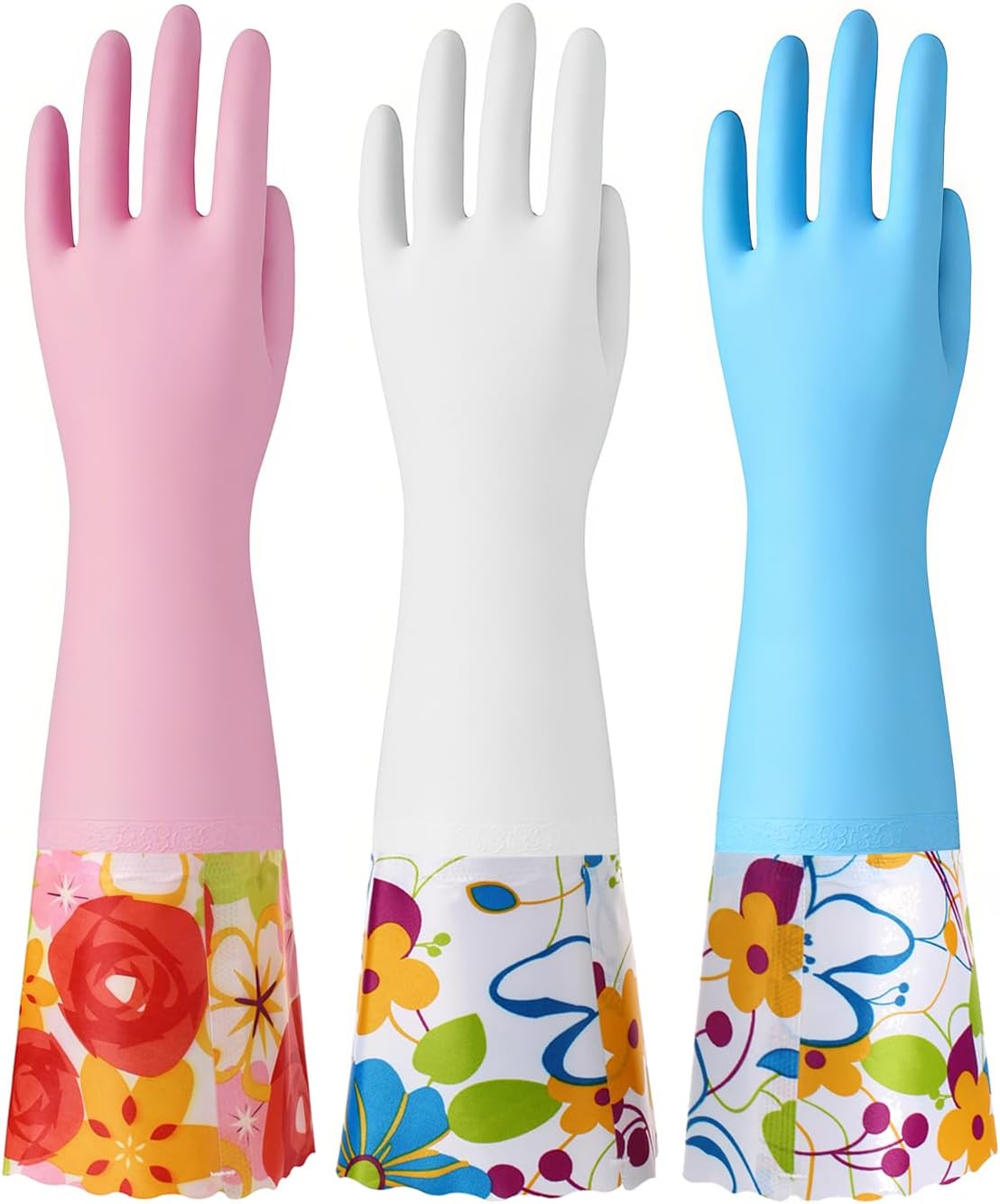 3 Pairs Rubber Cleaning Gloves - Rubber Glove Cleaning recension och pris