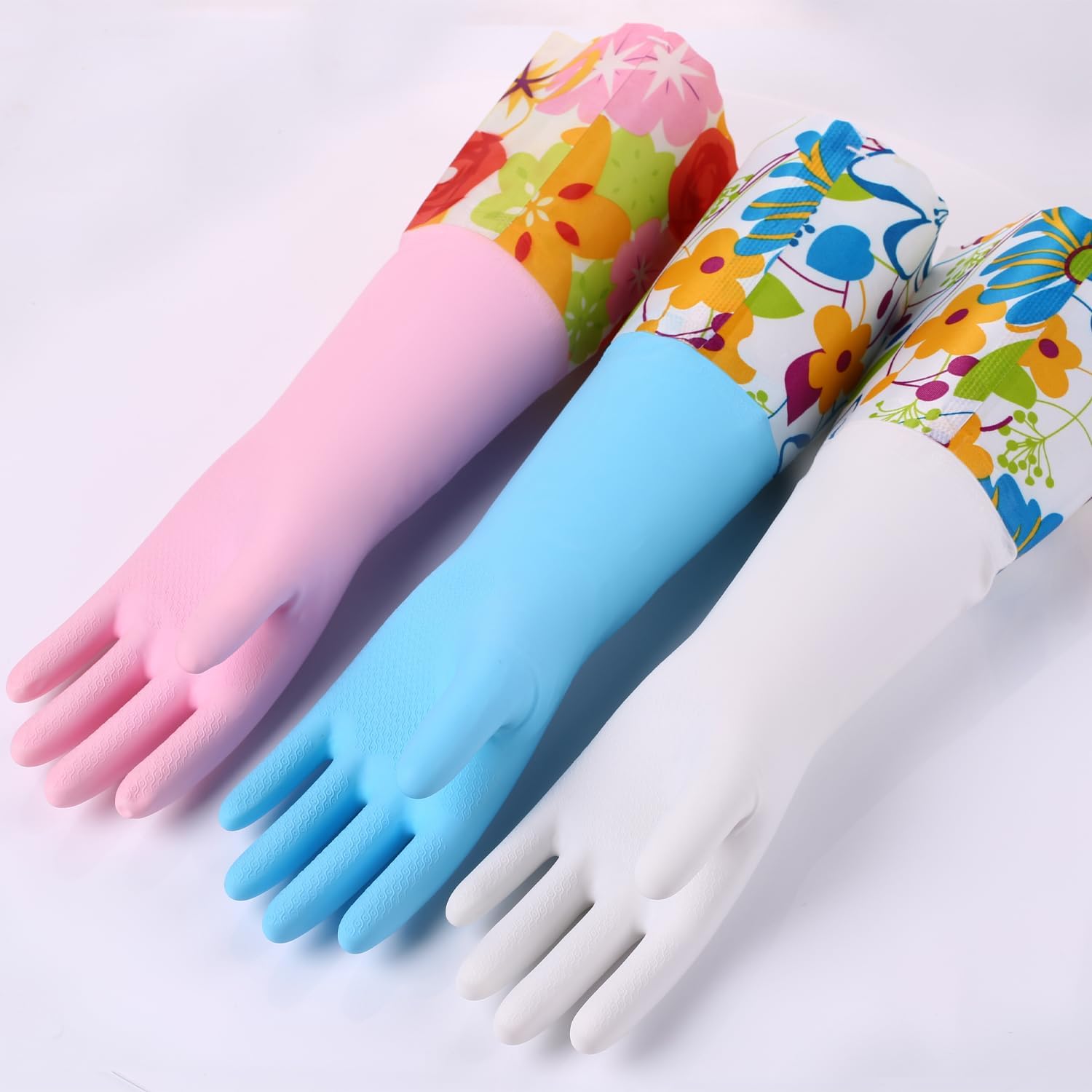3 Pairs Rubber Cleaning Gloves - Rubber Glove Cleaning recension och pris