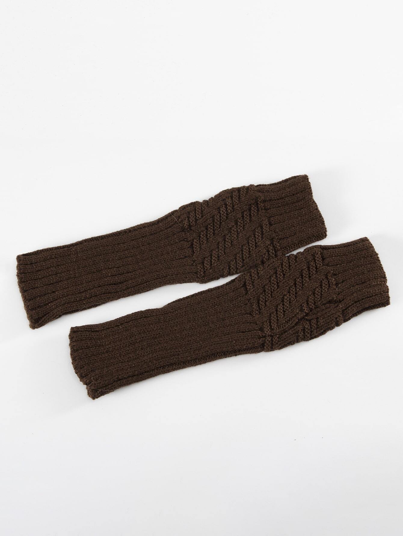 ROMWE Fairycore Solid Fingerle - Fingerless Glove Knit recension och pris