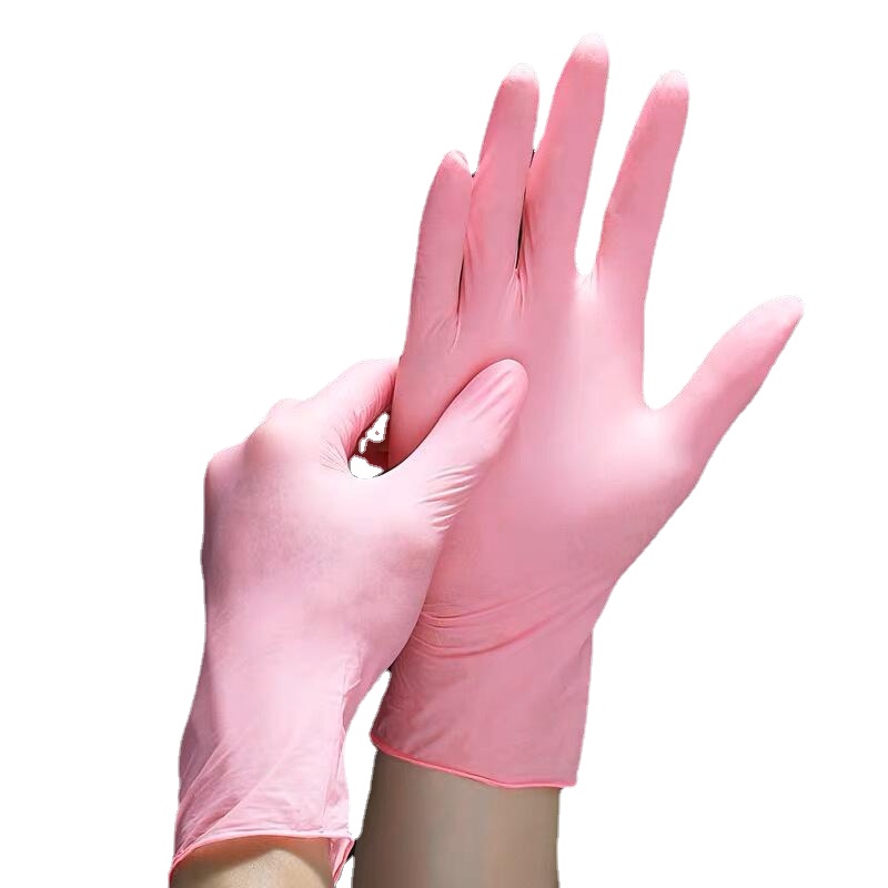 50/100PCS Pink Nitrile Gloves  - Nitrile Mechanic Glove recension och pris