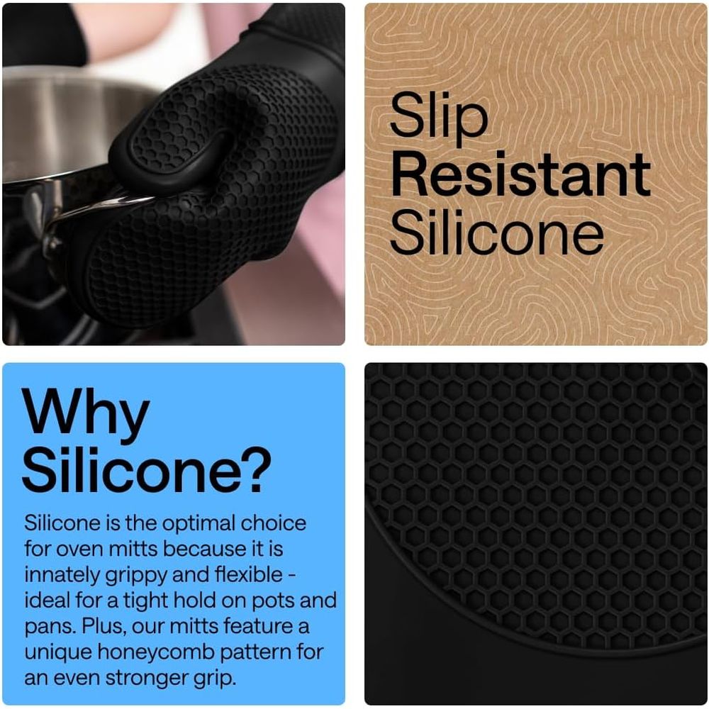 Heat Resistant Silicone Oven M - Heat Resistant Glove recension och pris