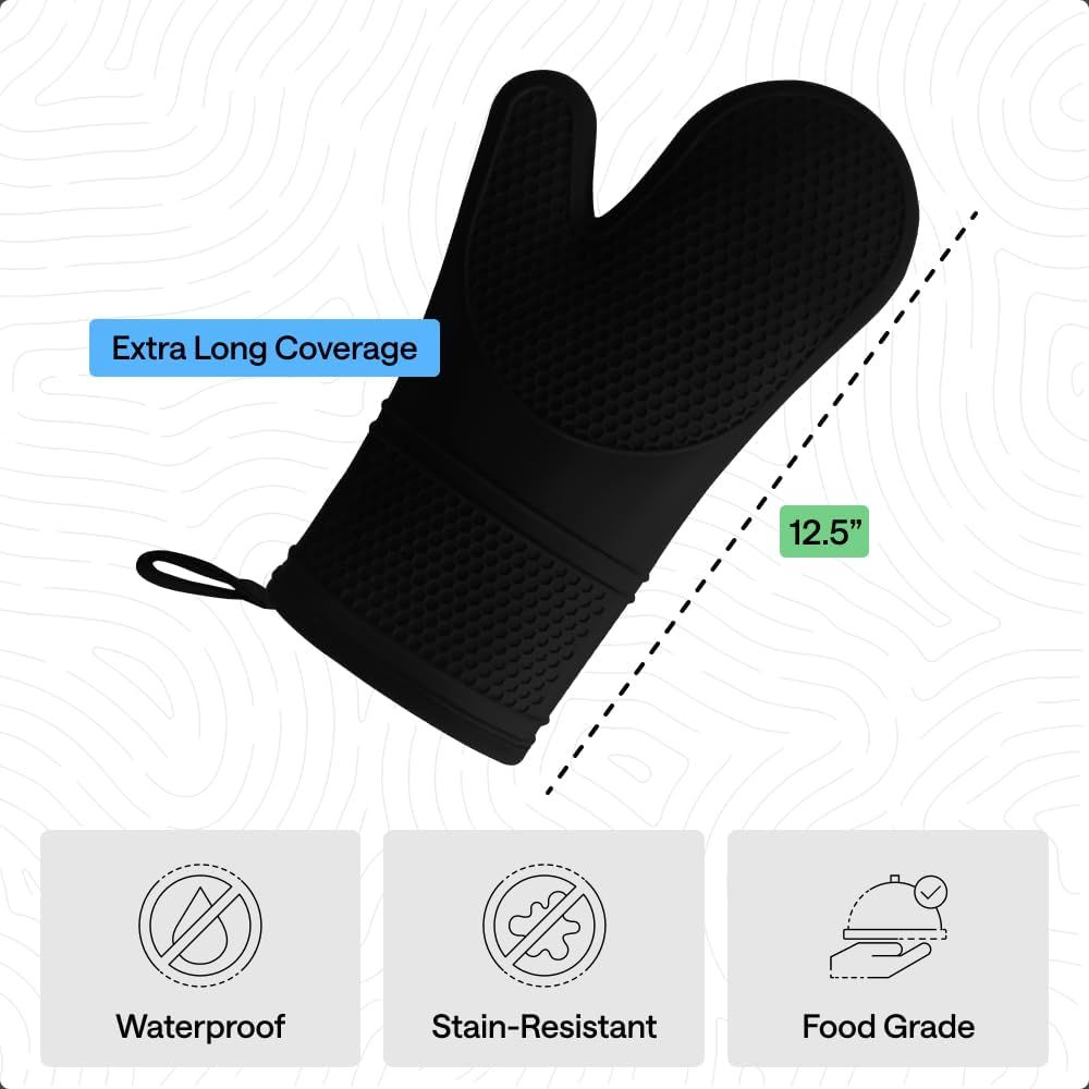 Heat Resistant Silicone Oven M - Heat Resistant Glove recension och pris