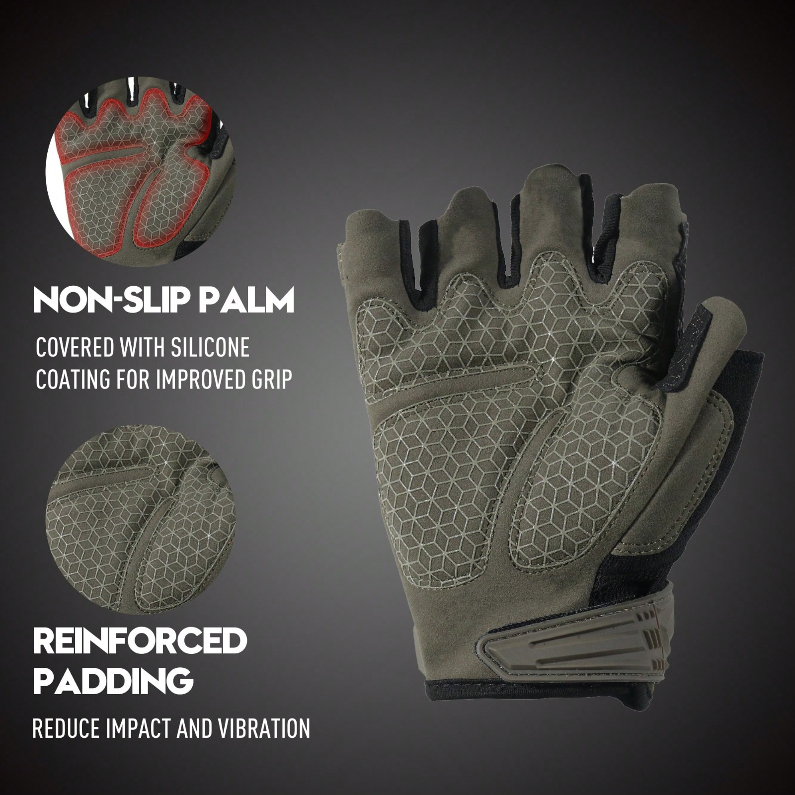 Tactical Fingerless Impact Glo - Work Glove Impact recension och pris