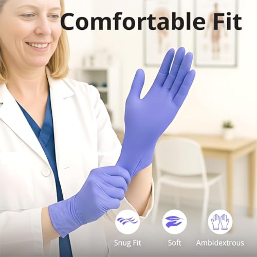 SwiftGrip Disposable Nitrile E - Exam Glove Nitrile recension och pris
