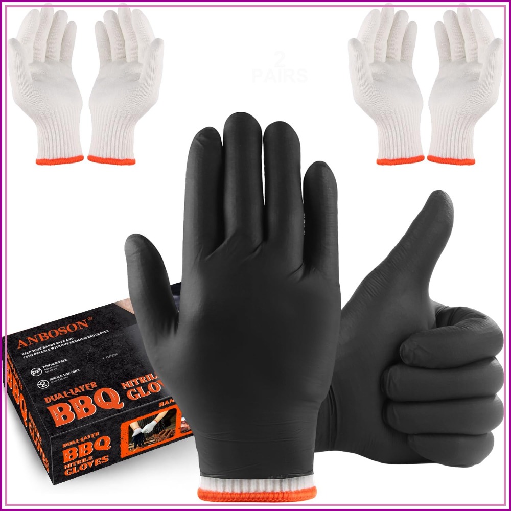 Disposable BBQ Gloves 100 Pack - Heat Resistant Glove recension och pris
