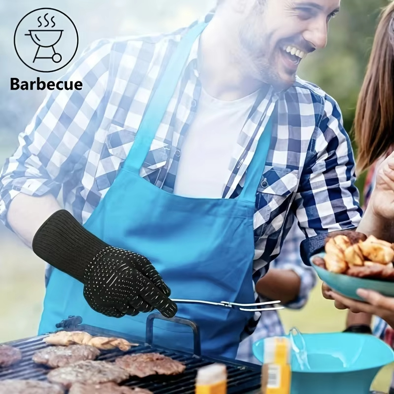 1PCS Piece BBQ Gloves High Tem - Oven Mitt Silicone recension och pris