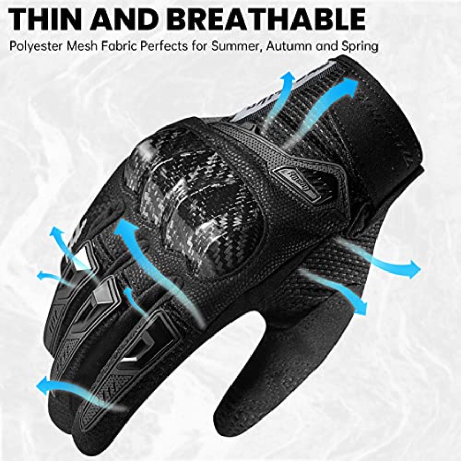 Motorcycle Gloves Touchscreen  - Motorcycle Glove Knuckle recension och pris