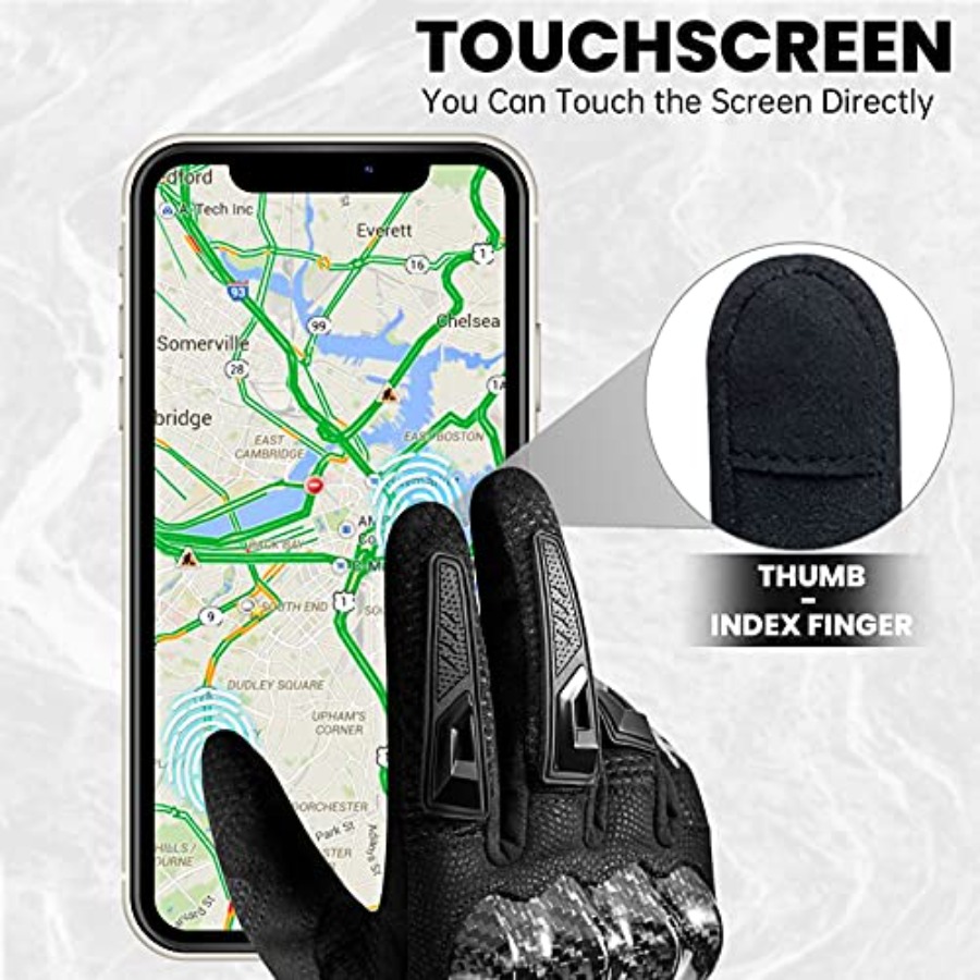 Motorcycle Gloves Touchscreen  - Motorcycle Glove Knuckle recension och pris