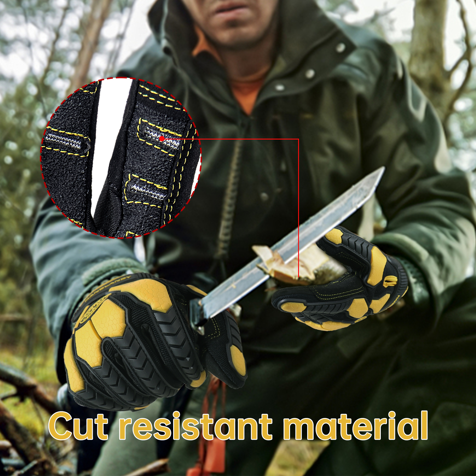 PVC Reinforced Impact Protecti - Work Glove Impact recension och pris