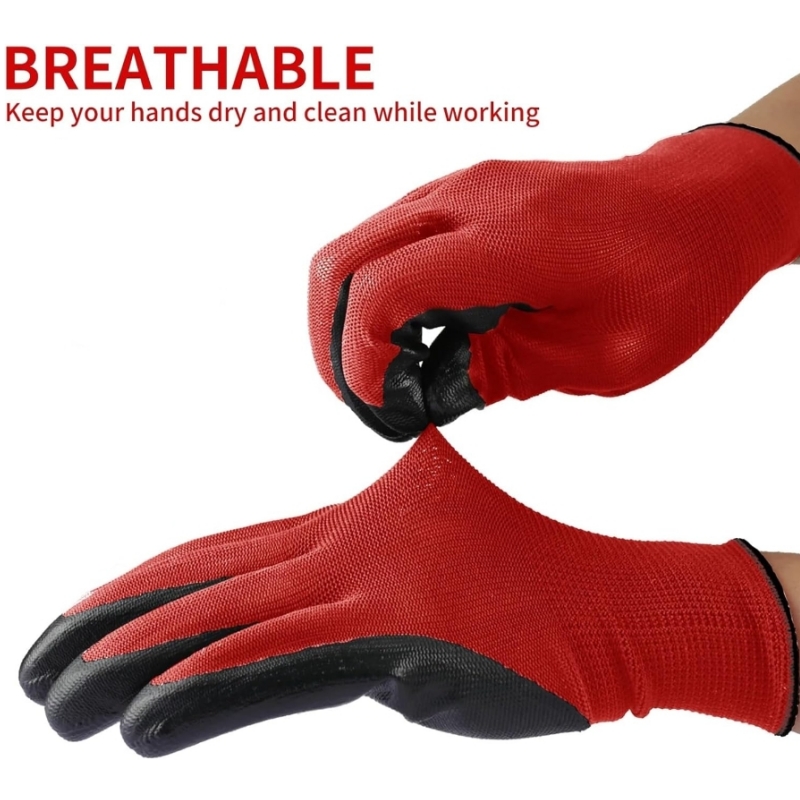 20PCS Nitrile Coated Safety Wo - Nitrile Mechanic Glove recension och pris