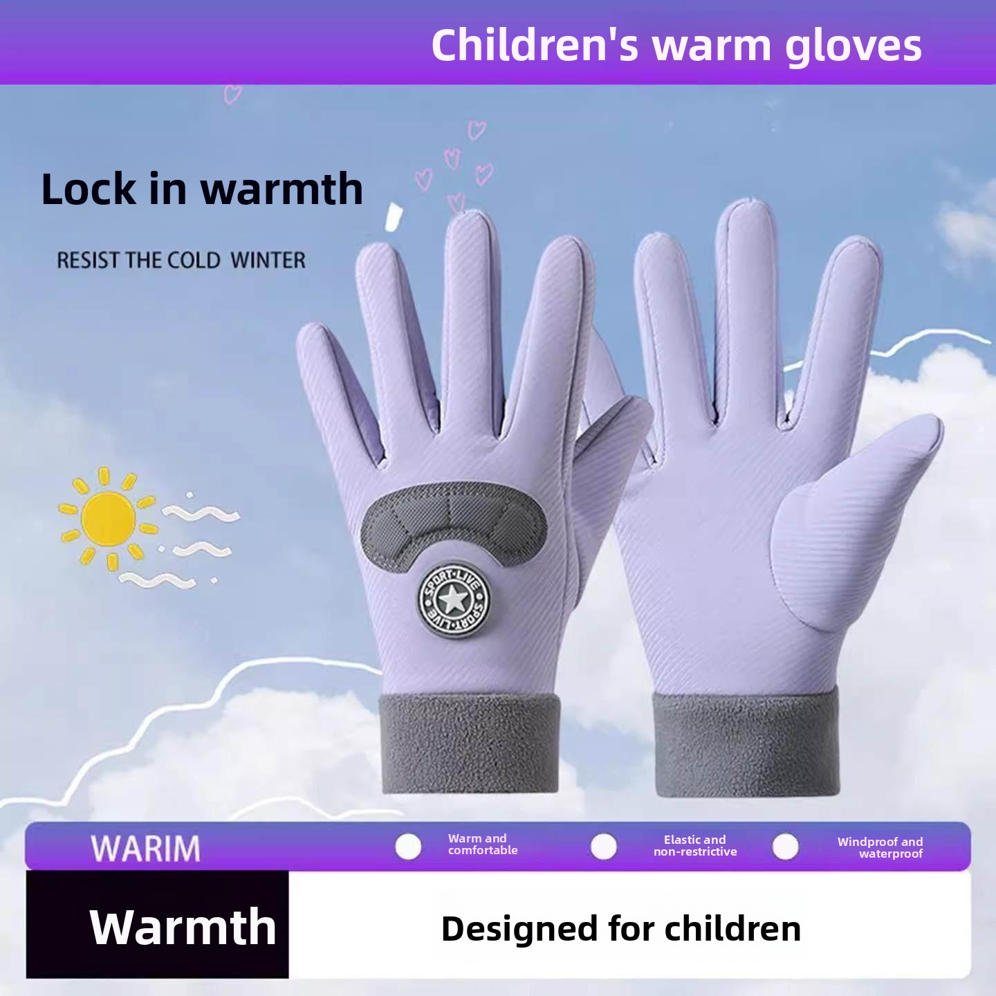 Children's Ski Gloves Winter W - Winter Glove Insulated recension och pris
