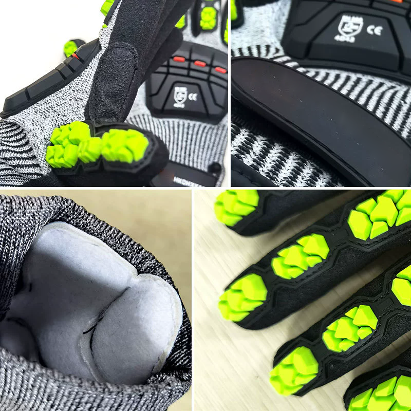 HPPE anti-cutting gloves, TPR  - Cut Resistant Glove recension och pris