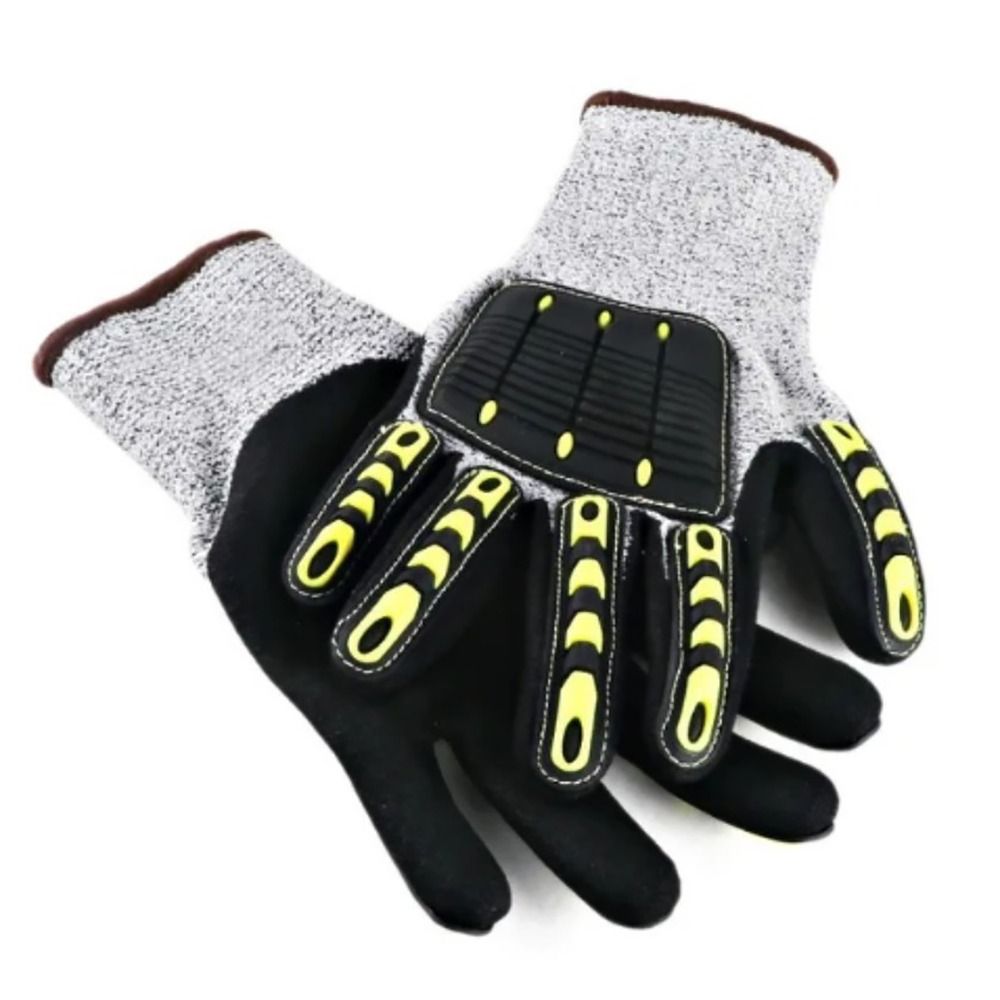 1Pair Anti-vibration Protectio - Nitrile Mechanic Glove recension och pris