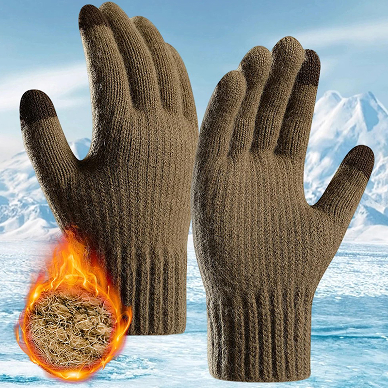 2025 Men's Winter Warm Touchsc - Wool Glove Lined recension och pris