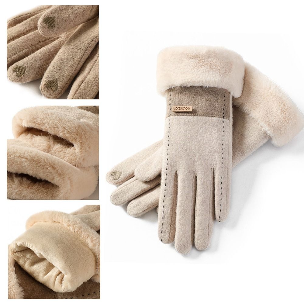 Soft Winter Thermal Gloves Thi - Wool Glove Lined recension och pris