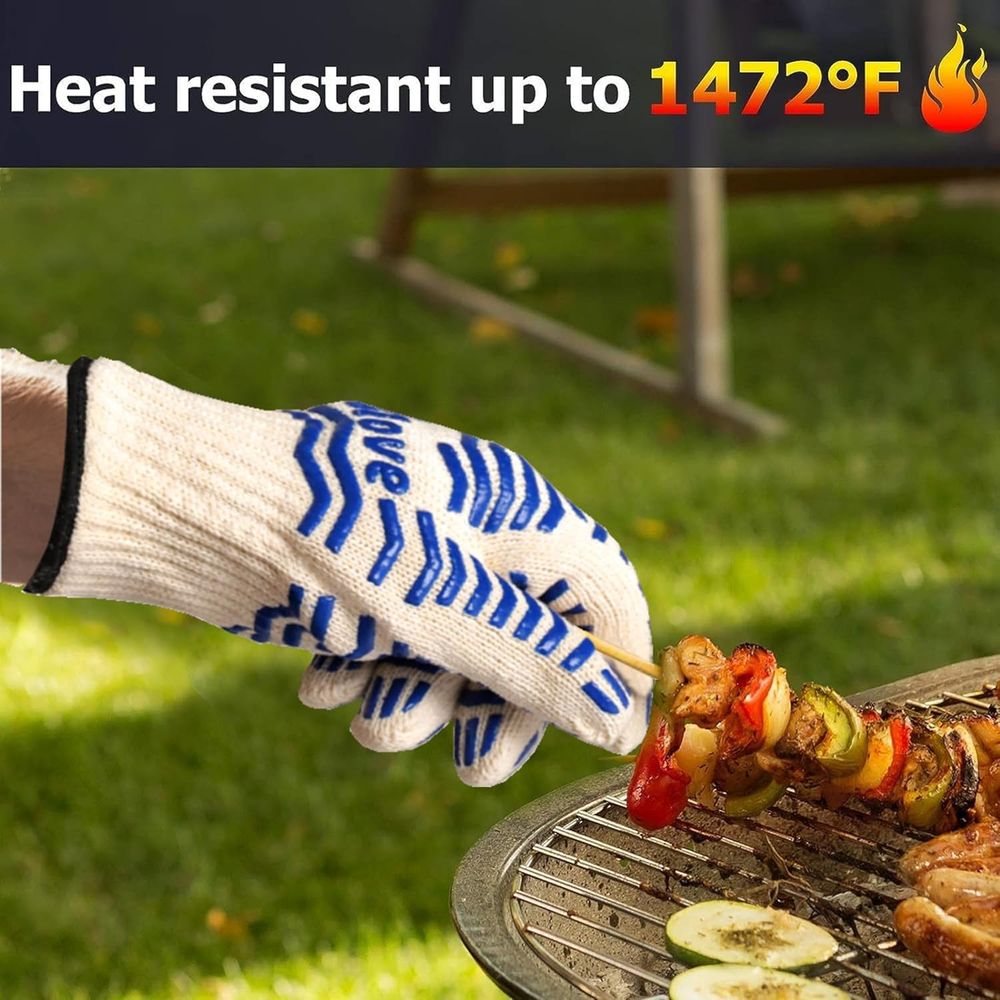 Heat Resistant Oven Gloves - B - Heat Resistant Glove recension och pris