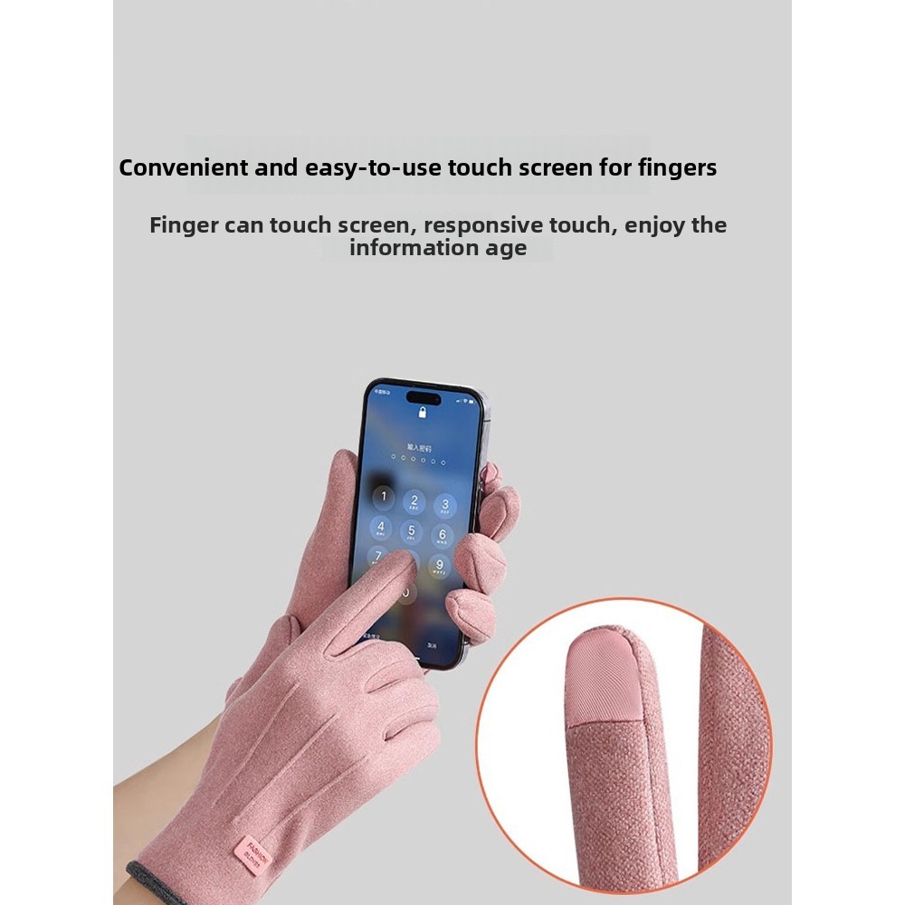 Velvet Gloves for Men And Wome - Wool Glove Lined recension och pris