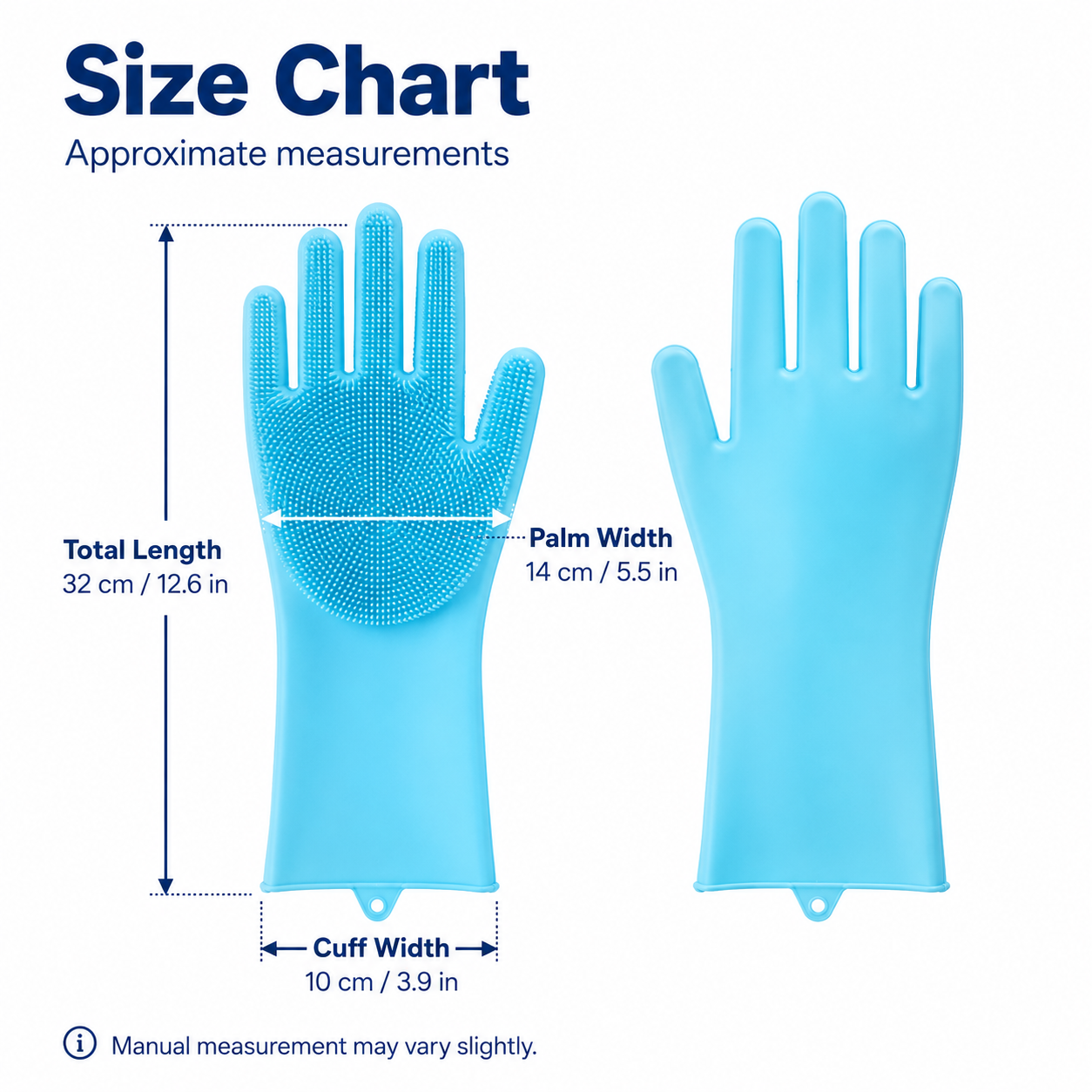 1 Pair Silicone Cleaning Glove - Dish Glove Rubber recension och pris