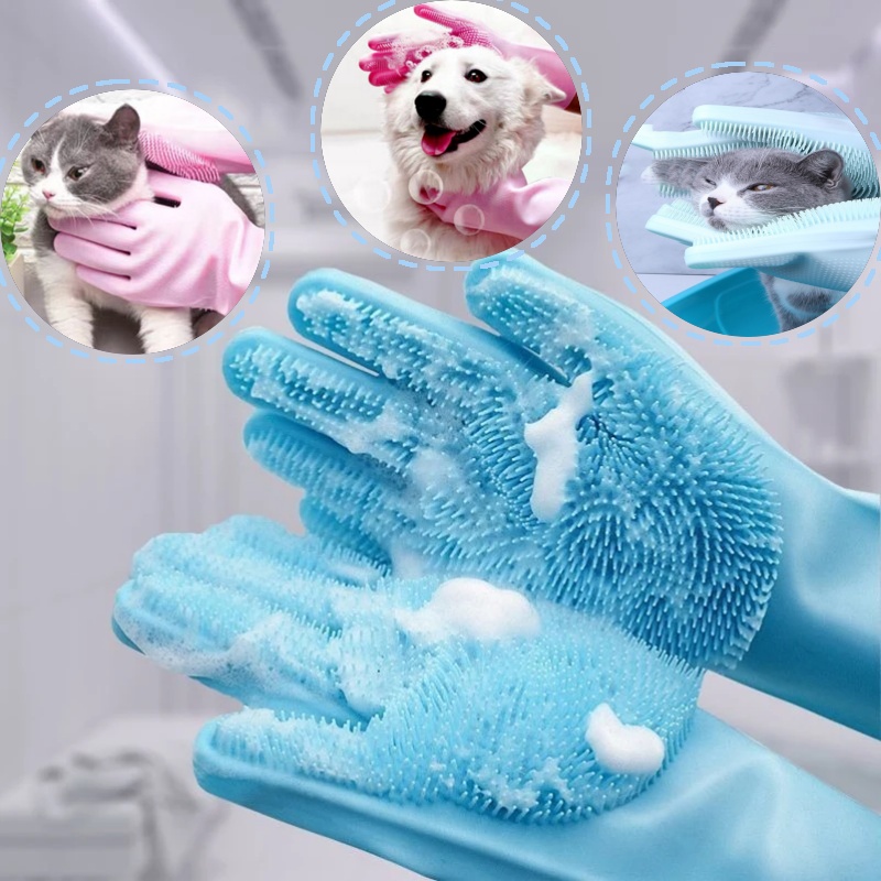Silicone dishwashing gloves, h - Dish Glove Rubber recension och pris