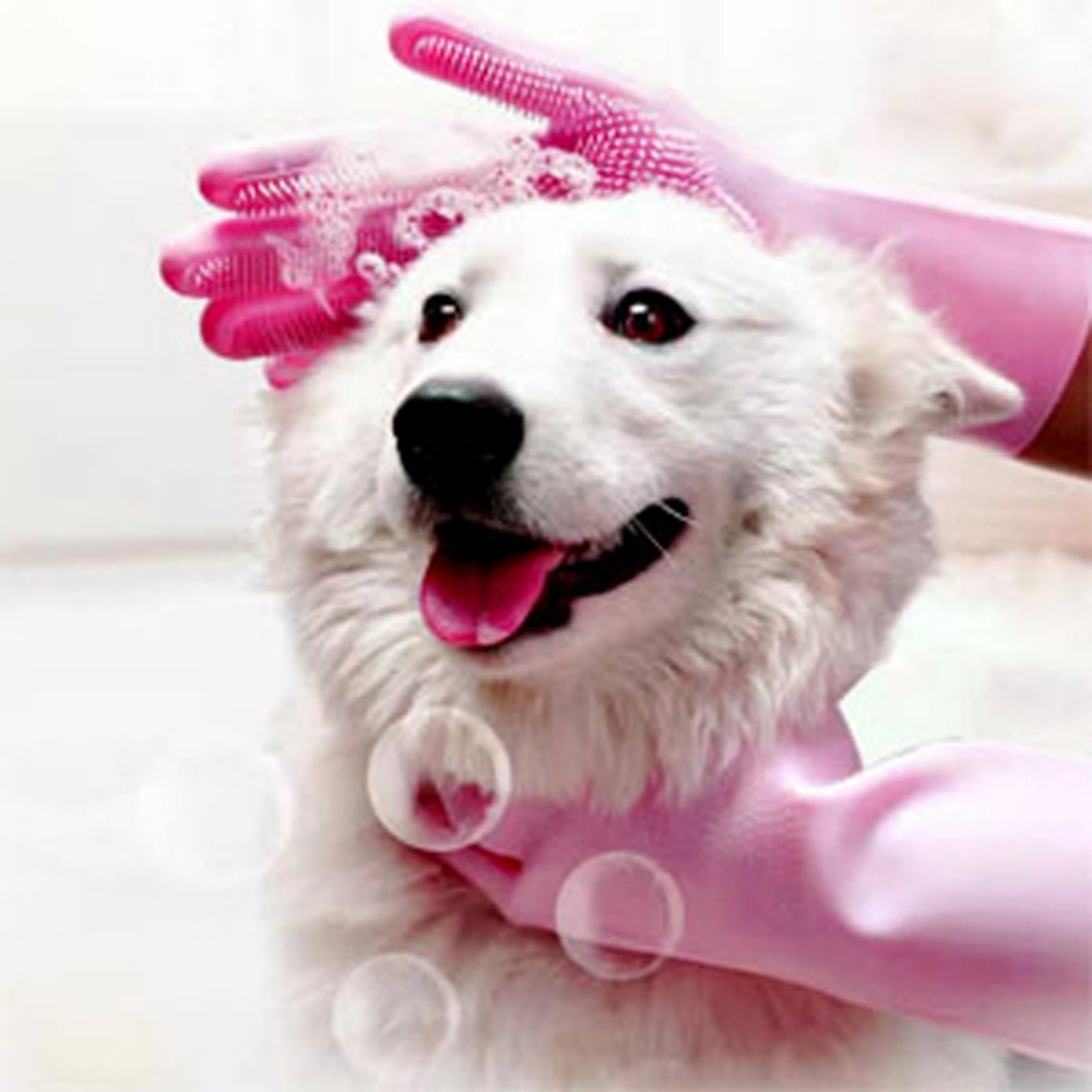 Silicone dishwashing gloves, h - Dish Glove Rubber recension och pris