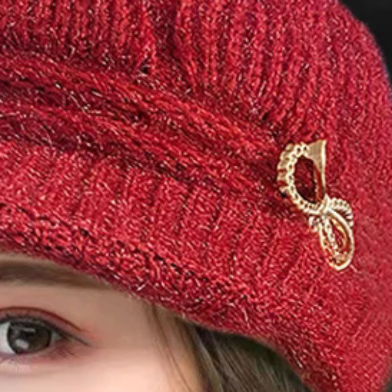 Winter Warm Hat Knitted Hat Ca - Wool Glove Lined recension och pris