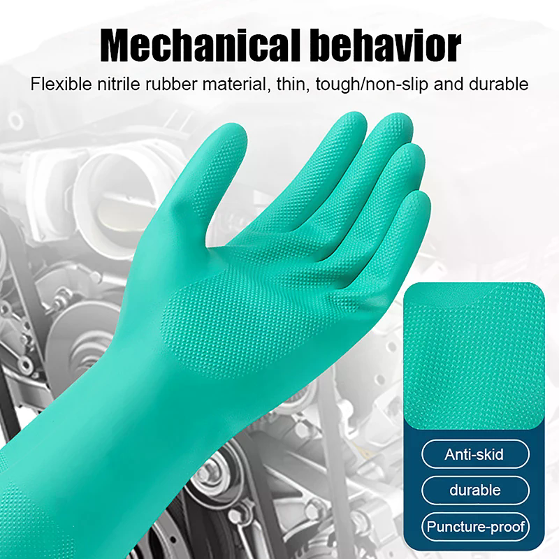 For Gardening Chemical Paintin - Nitrile Mechanic Glove recension och pris