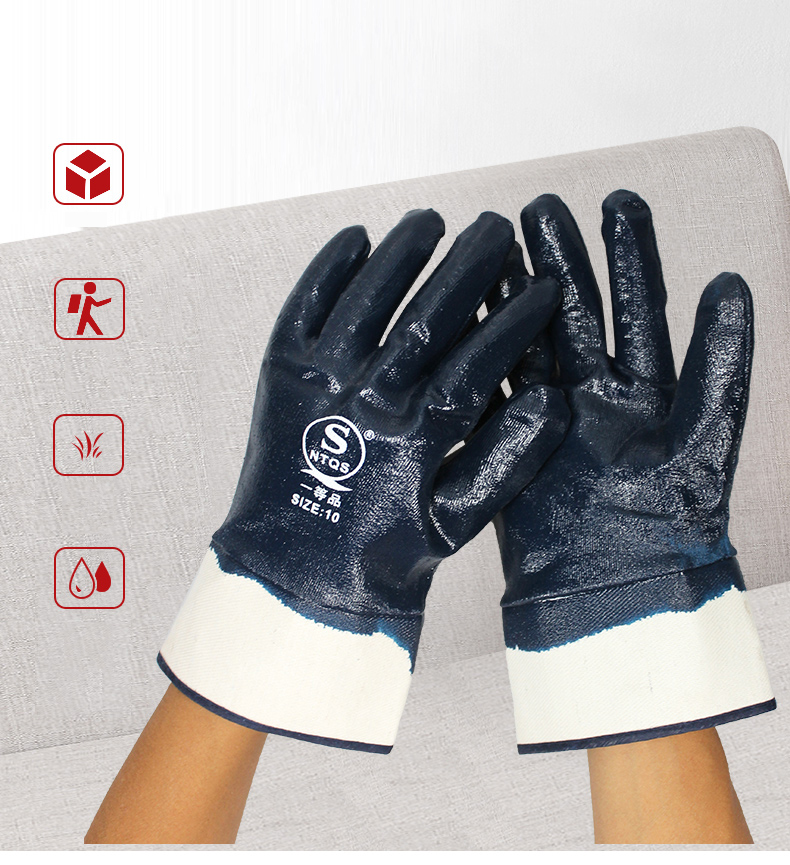 Nitrile Gloves Dark Thicken Ru - Nitrile Mechanic Glove recension och pris