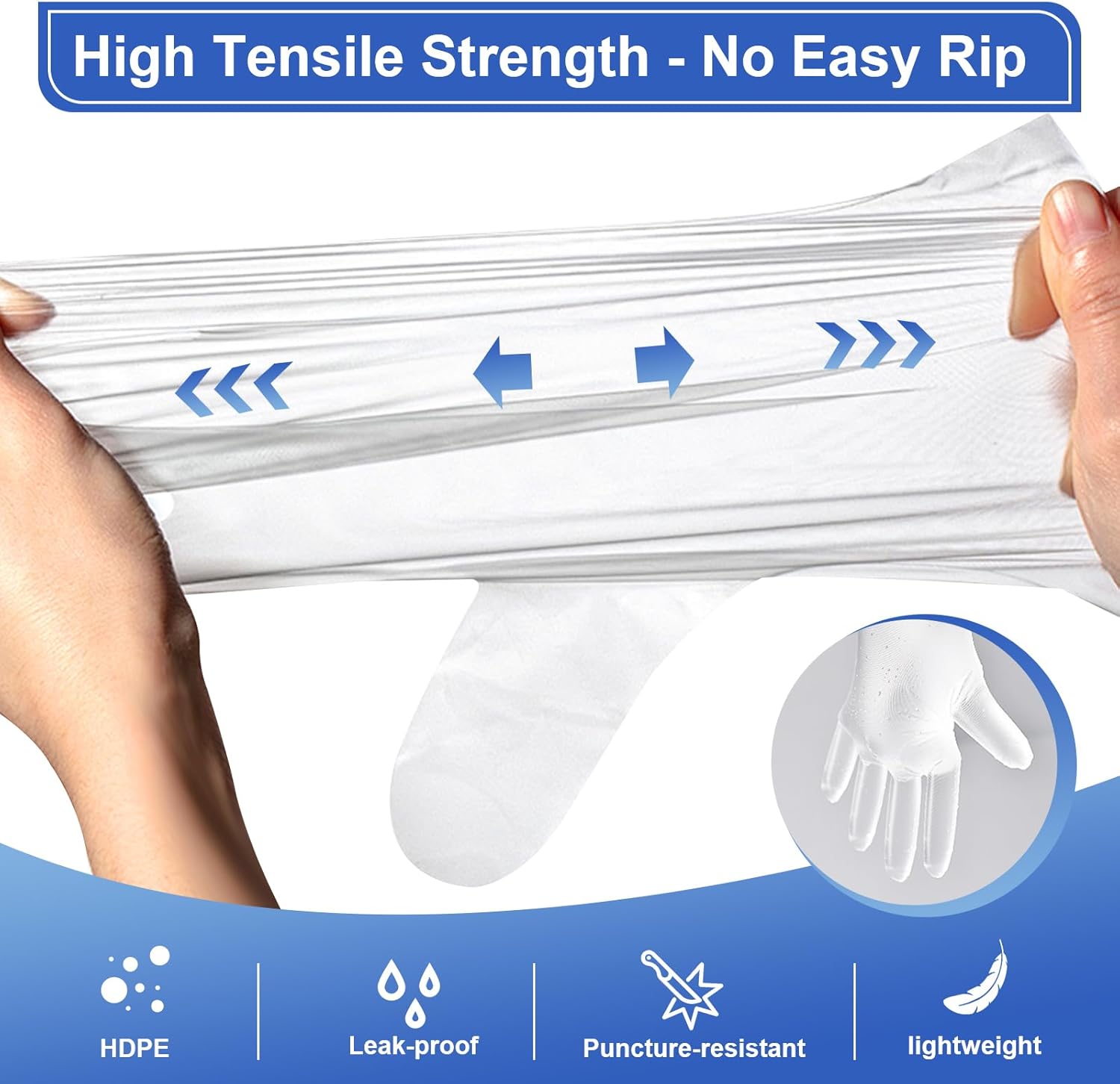 500 Pcs Disposable Food Prep G - Latex Disposable Glove recension och pris