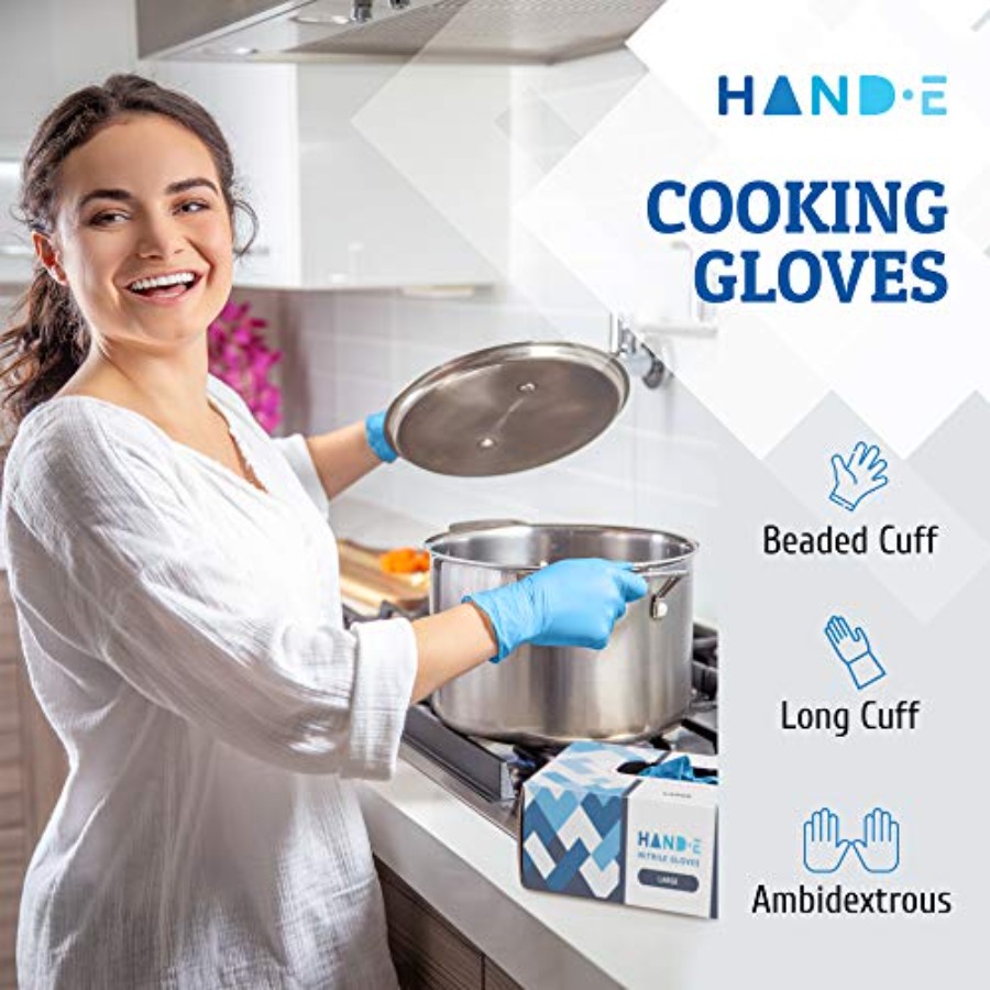 Blue Nitrile Disposable Gloves - Exam Glove Nitrile recension och pris