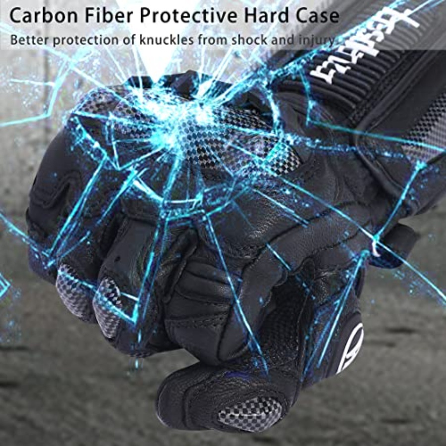 Motorcycle gloves for powerspo - Motorcycle Glove Knuckle recension och pris