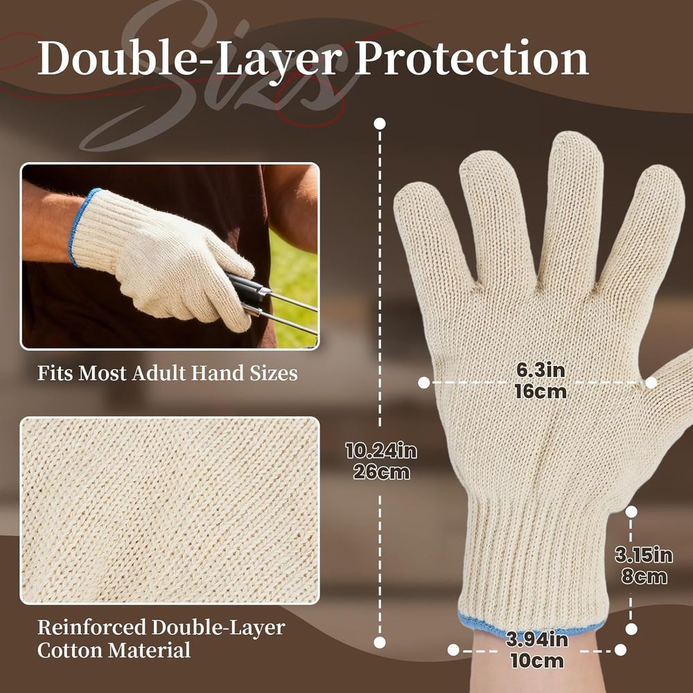 Heat-Resistant BBQ Gloves - Fu - Heat Resistant Glove recension och pris