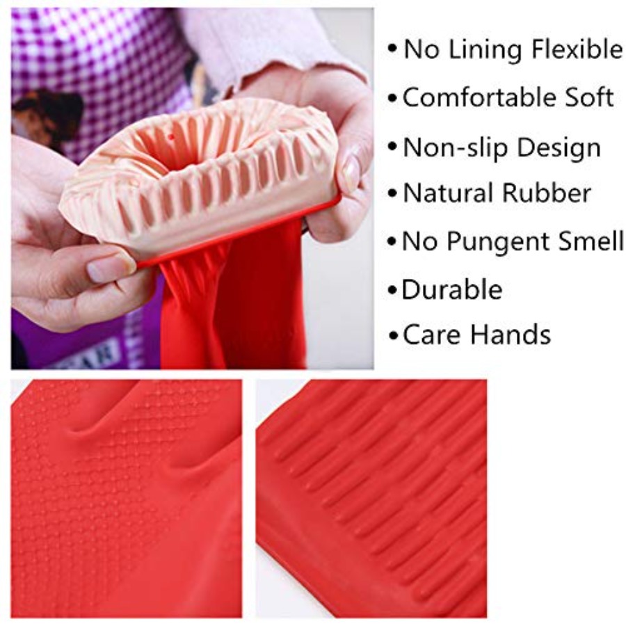 Rubber Cleaning Gloves Kitchen - Rubber Glove Cleaning recension och pris