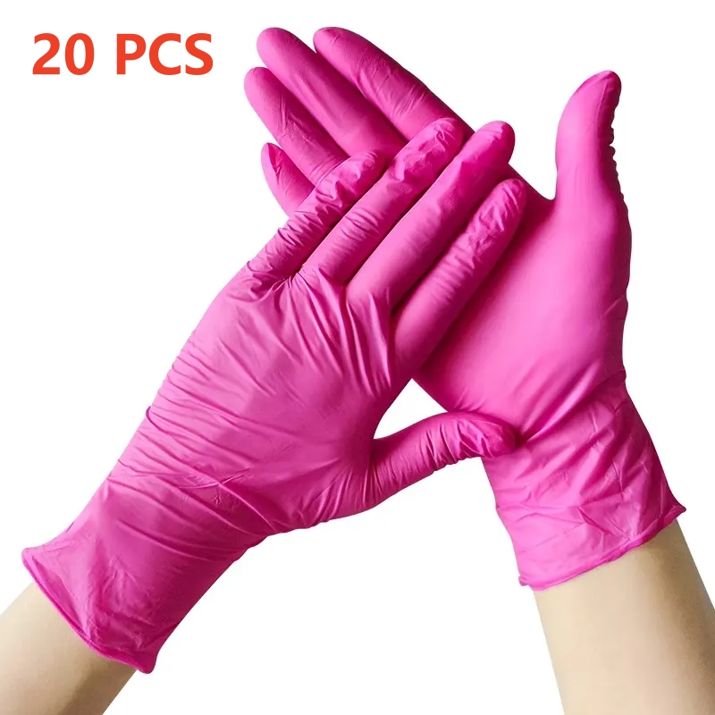 Fuchsia Nitrile Disposable Glo - Latex Disposable Glove recension och pris