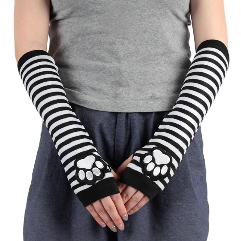 Unisex Black Fingerless Gloves - Fingerless Glove Knit recension och pris