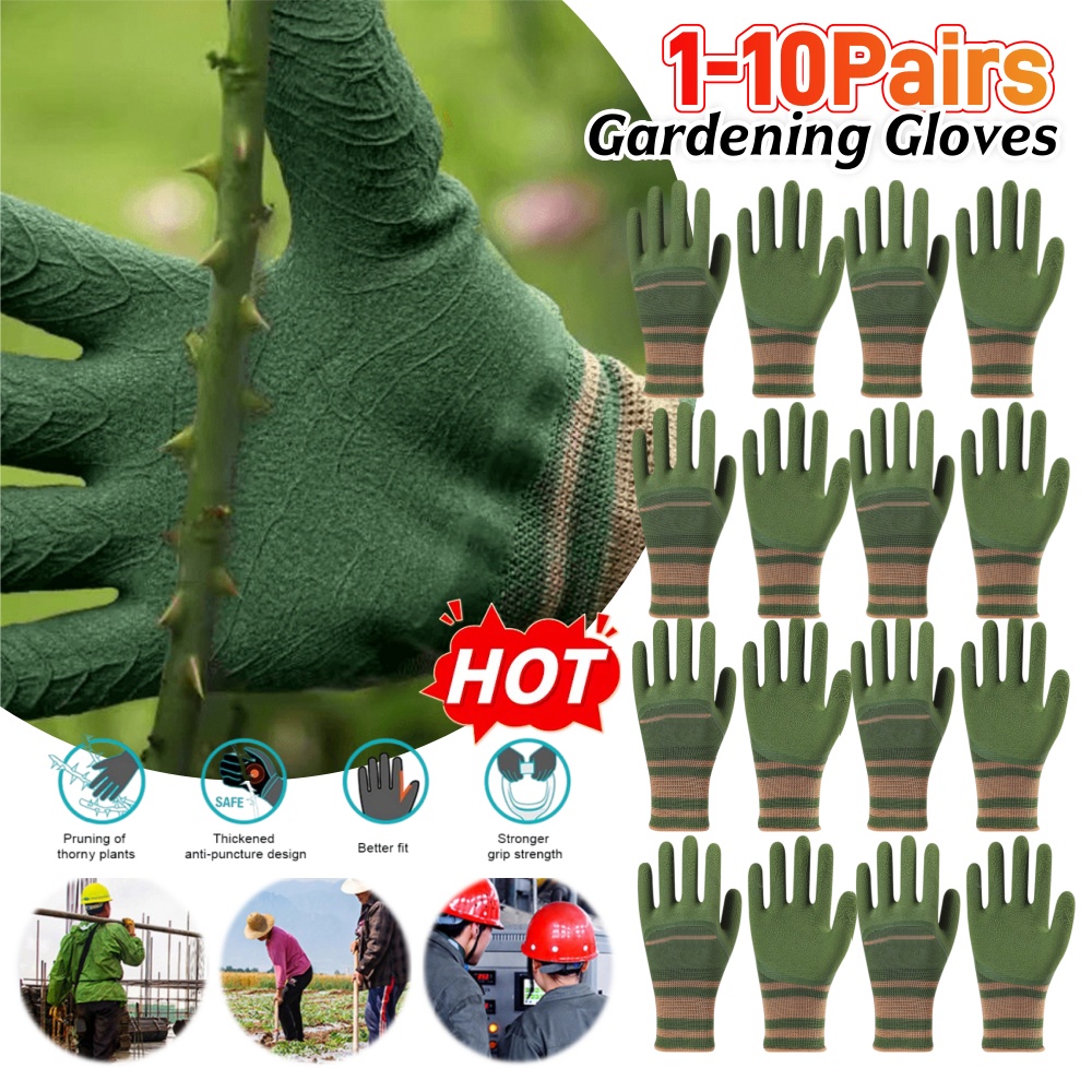 1-10Pairs Gardening Gloves Wat - Gardening Glove Waterproof recension och pris