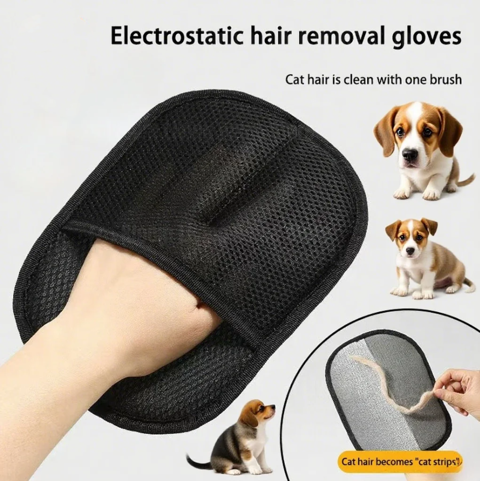 2-in-1 Reusable Pet Grooming G - Rubber Glove Cleaning recension och pris