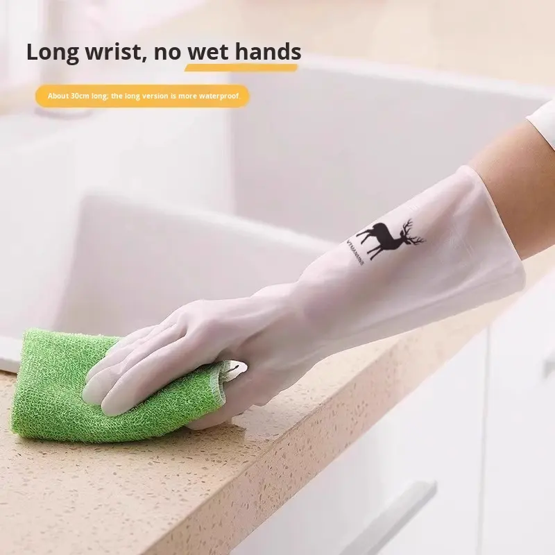 Waterproof Housework Cleaning  - Dish Glove Rubber recension och pris